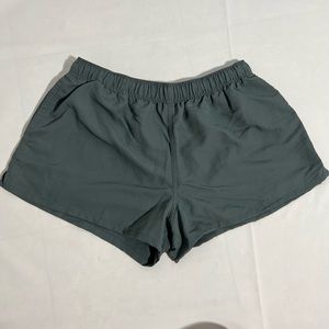 Dark grey athletic shorts 100% nylon